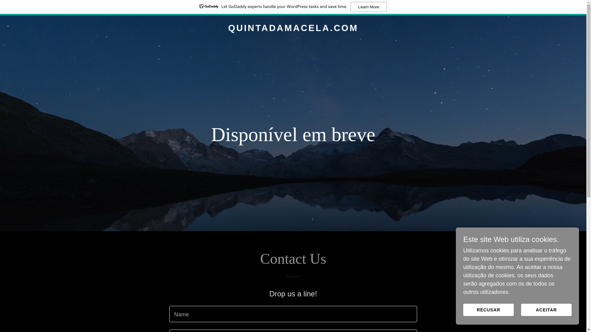 website screenshot of https://quintadamacela.com/