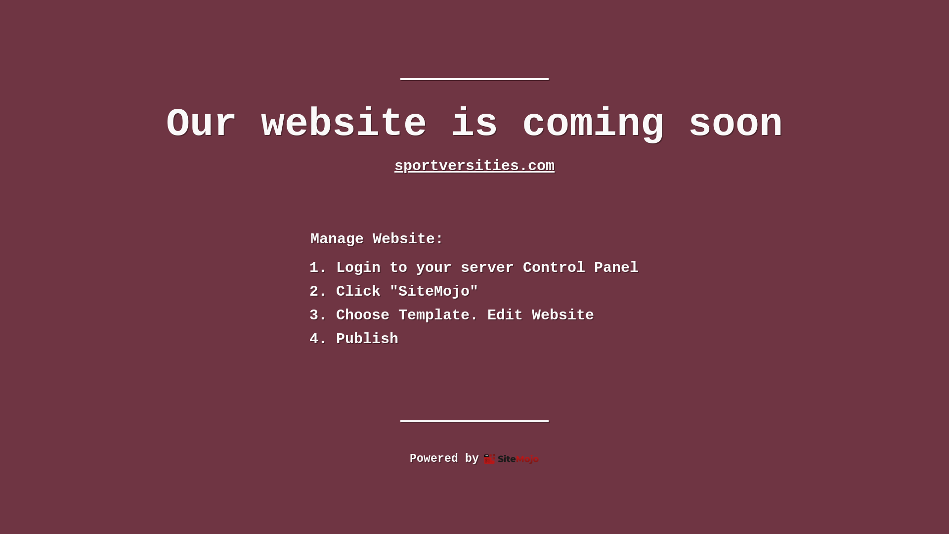 website screenshot of https://sportversities.com/
