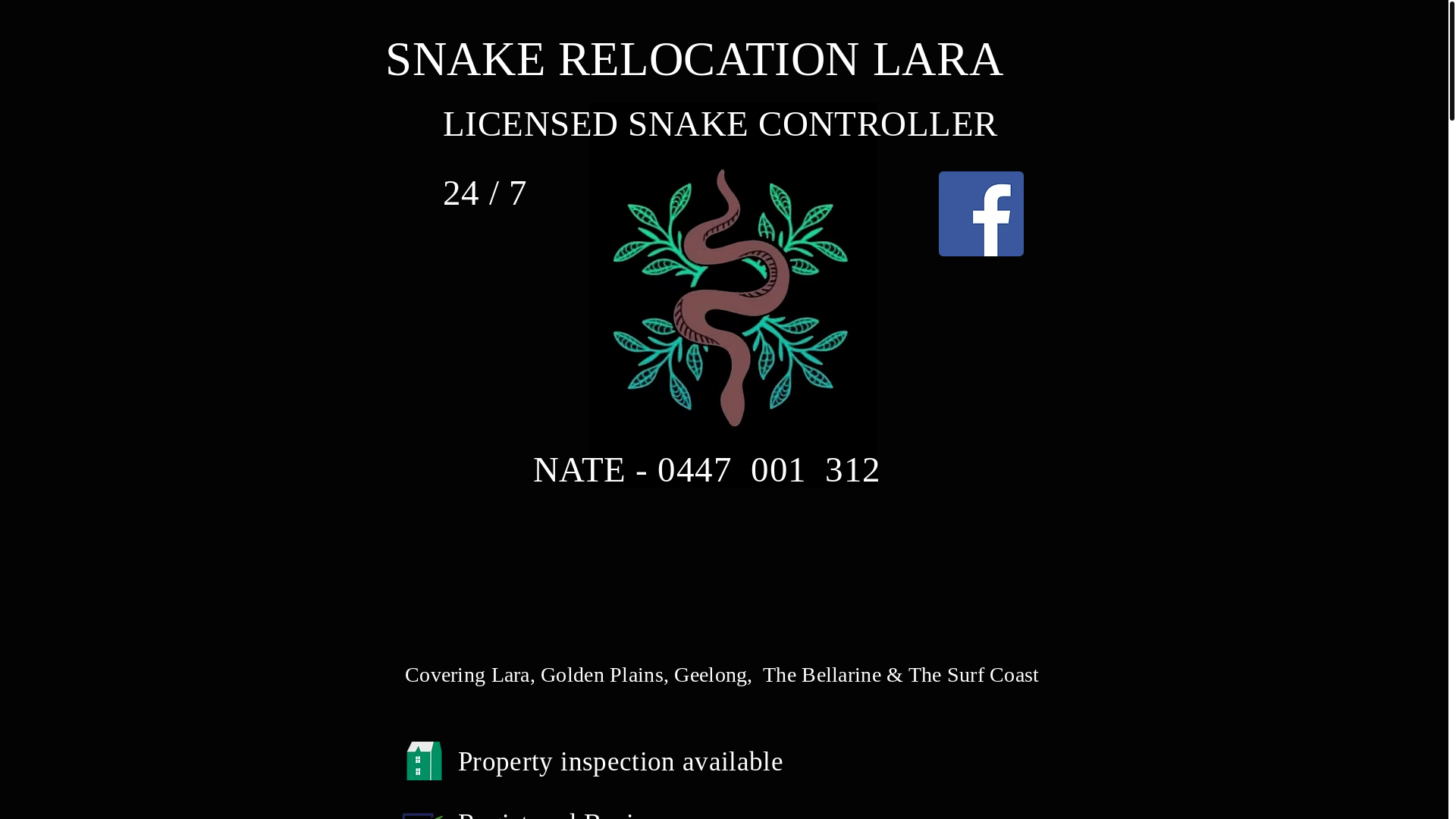 website screenshot of https://snakerelocationlara.com/