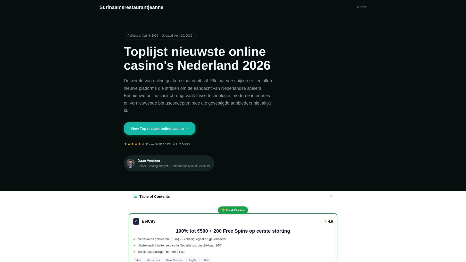 website screenshot of https://surinaamsrestaurantjeanne-nl.pages.dev/