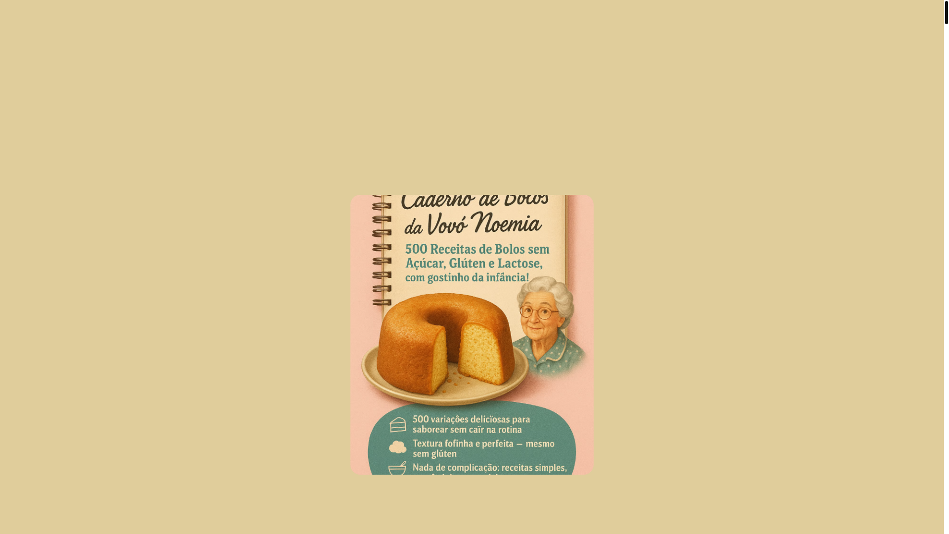 website screenshot of https://cadernodavovo.site/
