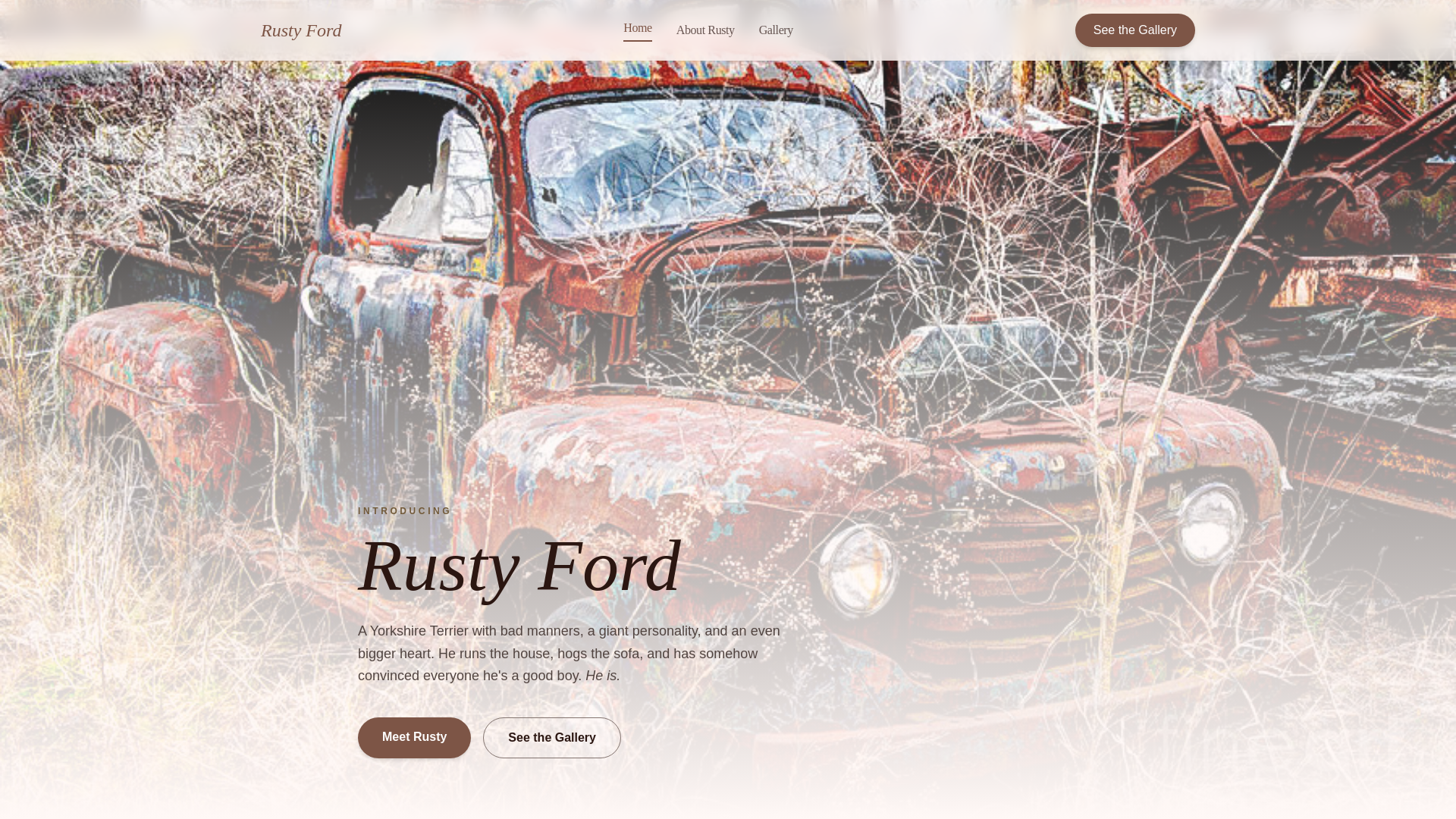 website screenshot of https://rusty-ford-website.pages.dev/