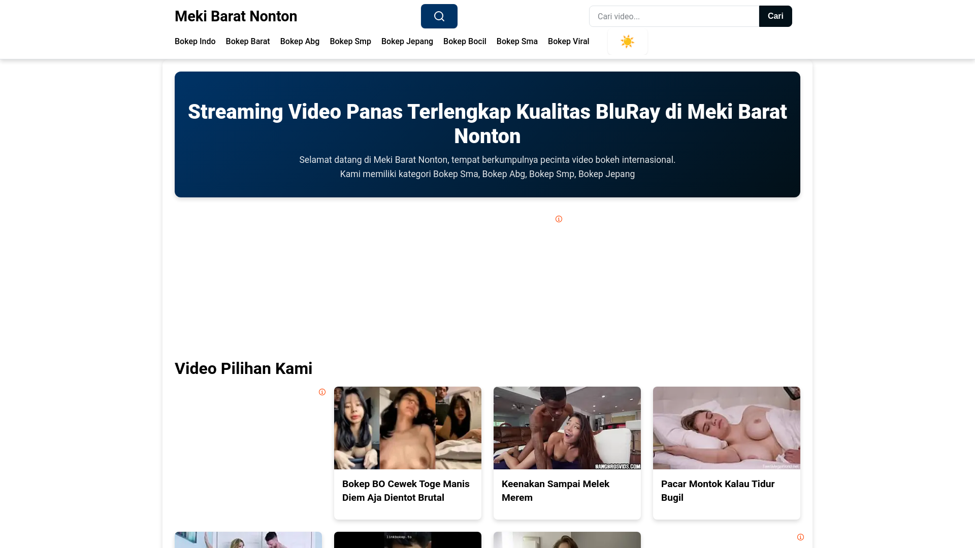 website screenshot of https://mekibaratnonton.pages.dev/