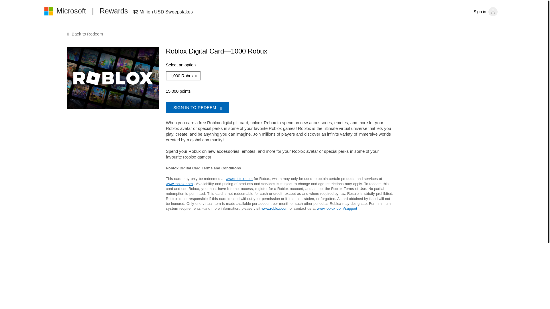website screenshot of https://rewards.bing.com/redeem/000400000347?form=MA13FJ