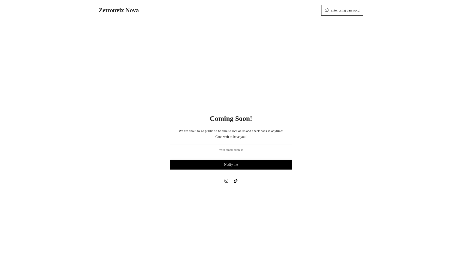 website screenshot of https://zetronvixnova.com