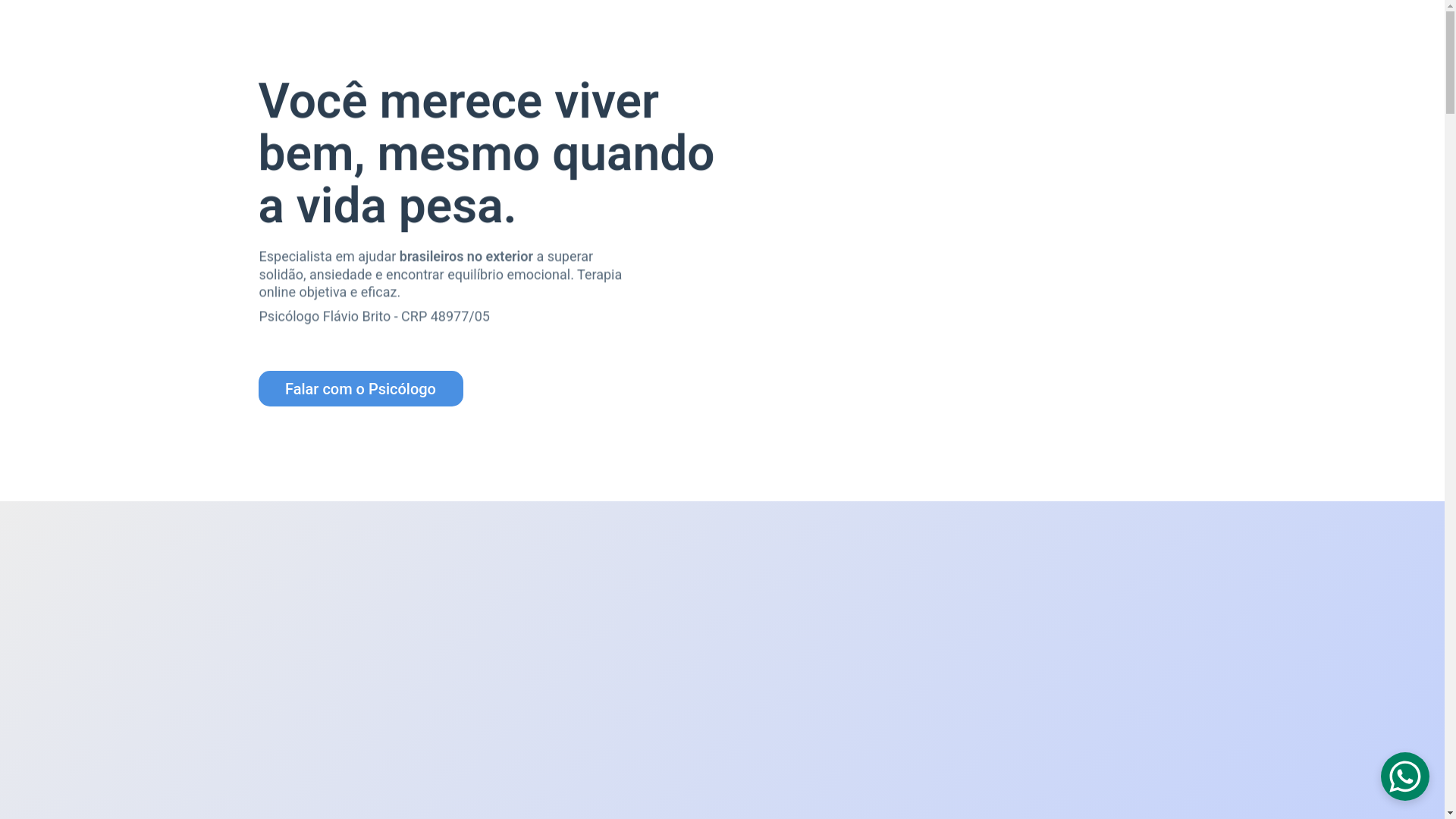 website screenshot of https://psicologoflaviobrito.com/
