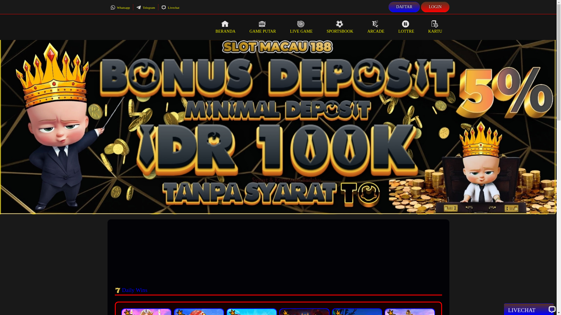 website screenshot of https://juara1.net/