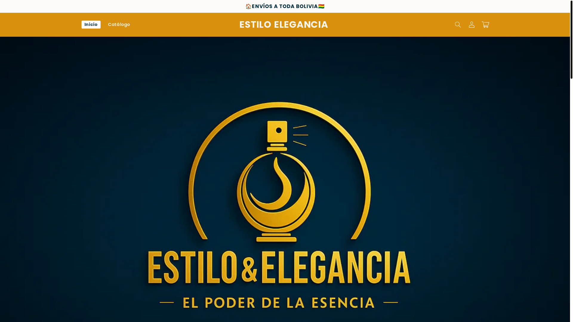 website screenshot of https://estiloselegancia.com/