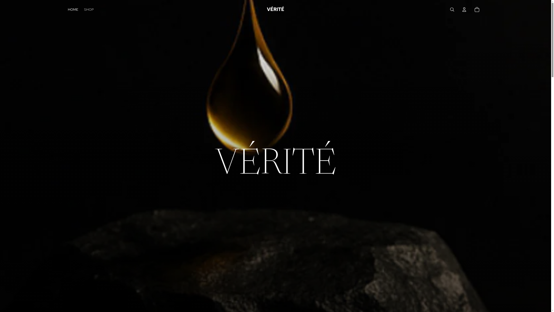 website screenshot of https://veritehairoil.com/