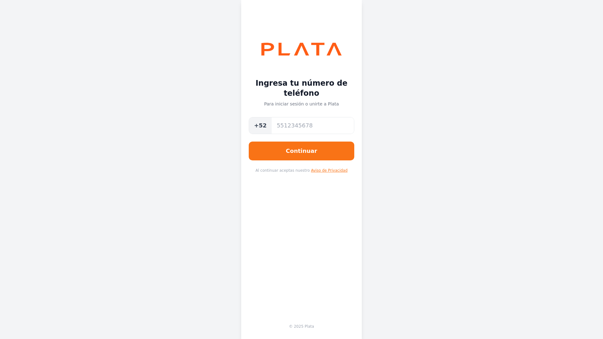 website screenshot of https://ganoconplatacard.com/