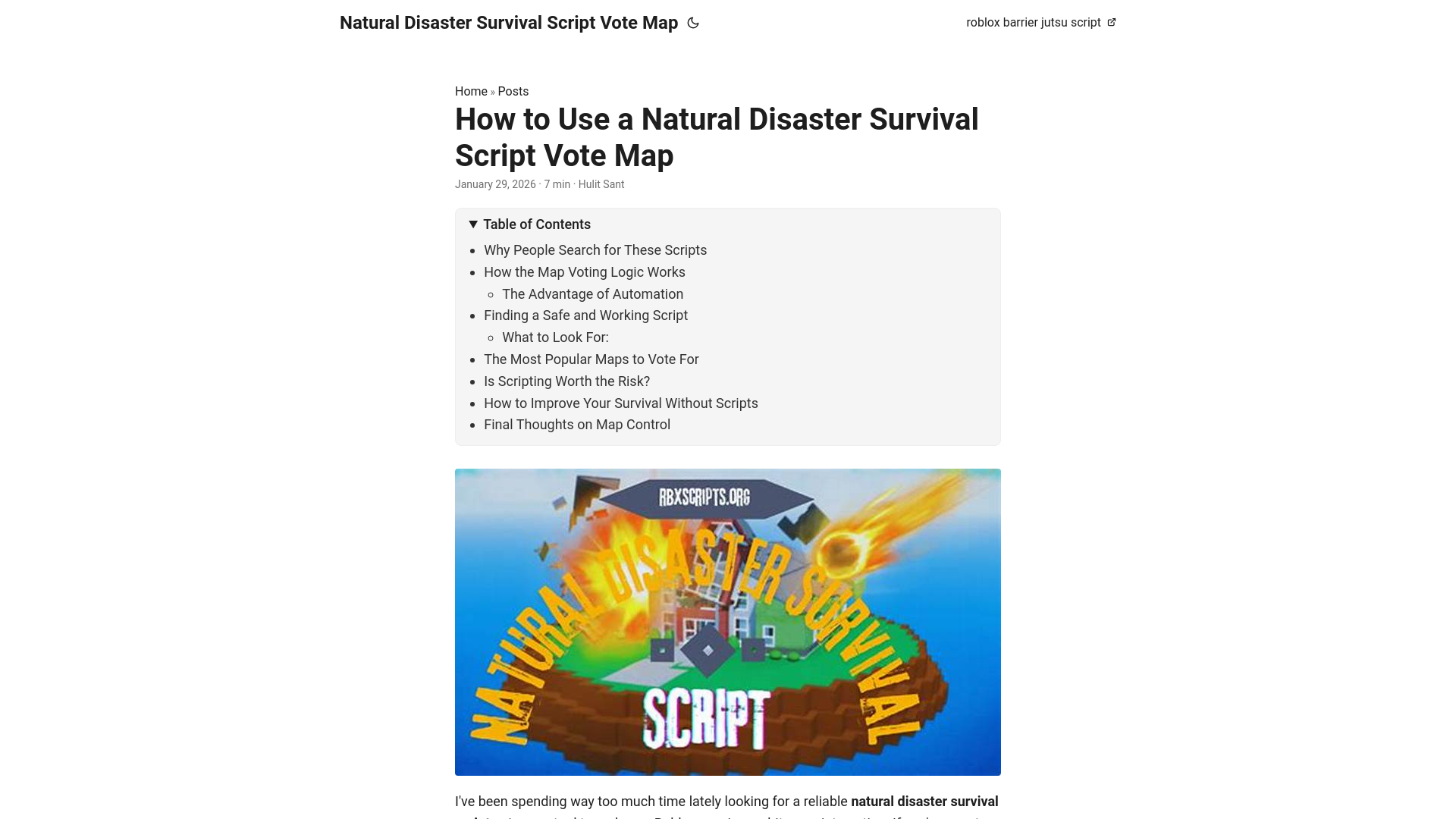 website screenshot of https://natural-disaster-survival-script-vote-map.pages.dev/