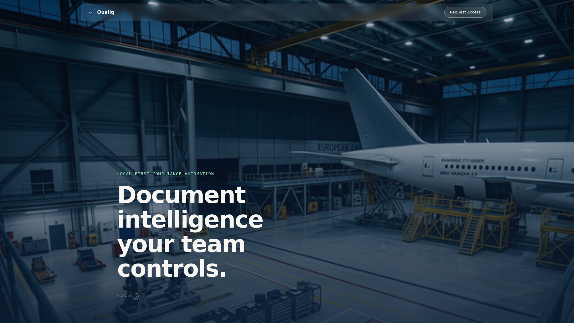 website screenshot of https://qualiq-sovereign.pages.dev/