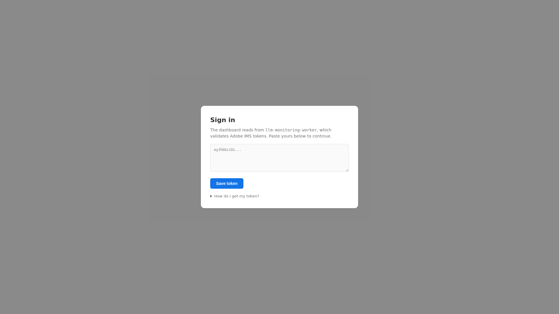 website screenshot of https://adobe-llm-monitoring-dashboard.pages.dev/