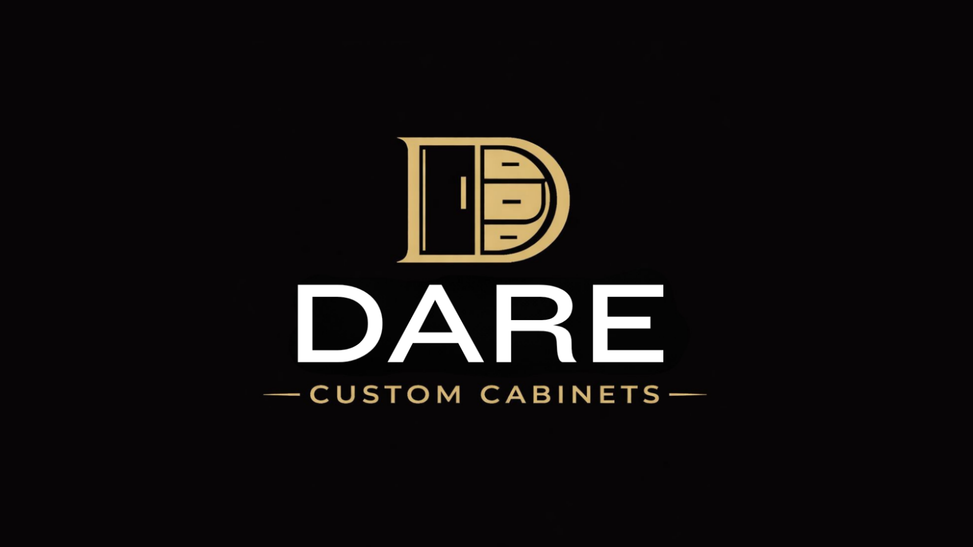 website screenshot of https://darecustomcabinets.com/