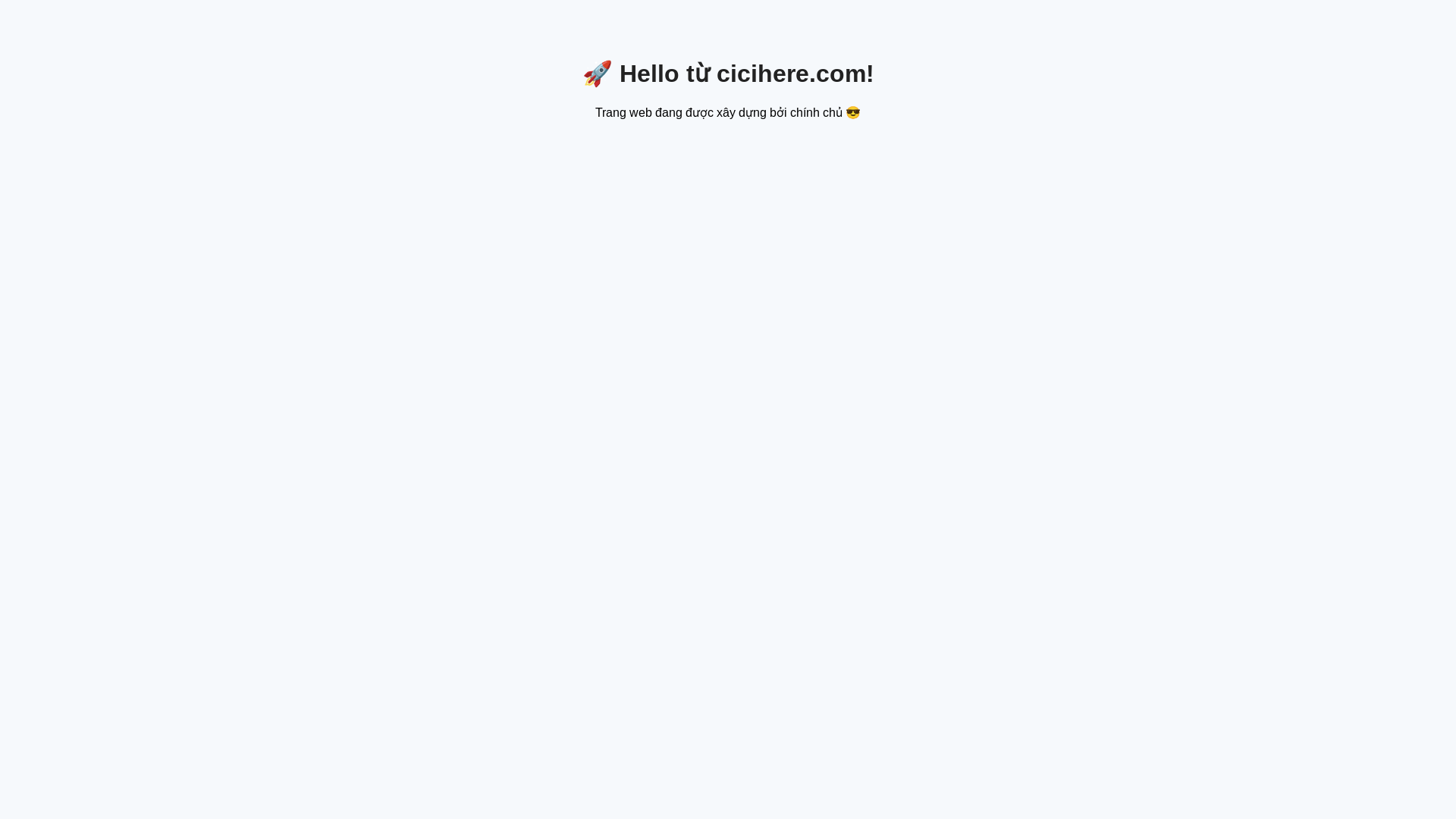website screenshot of https://cicihere-site.pages.dev/