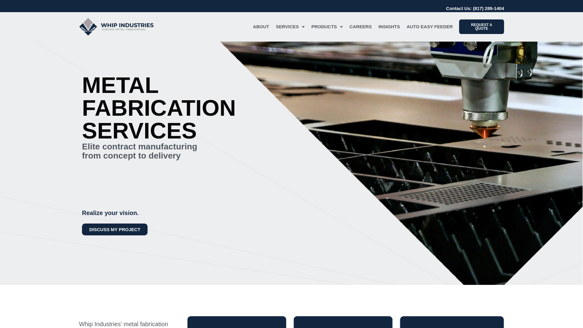 website screenshot of https://whipindustrieteam.com/