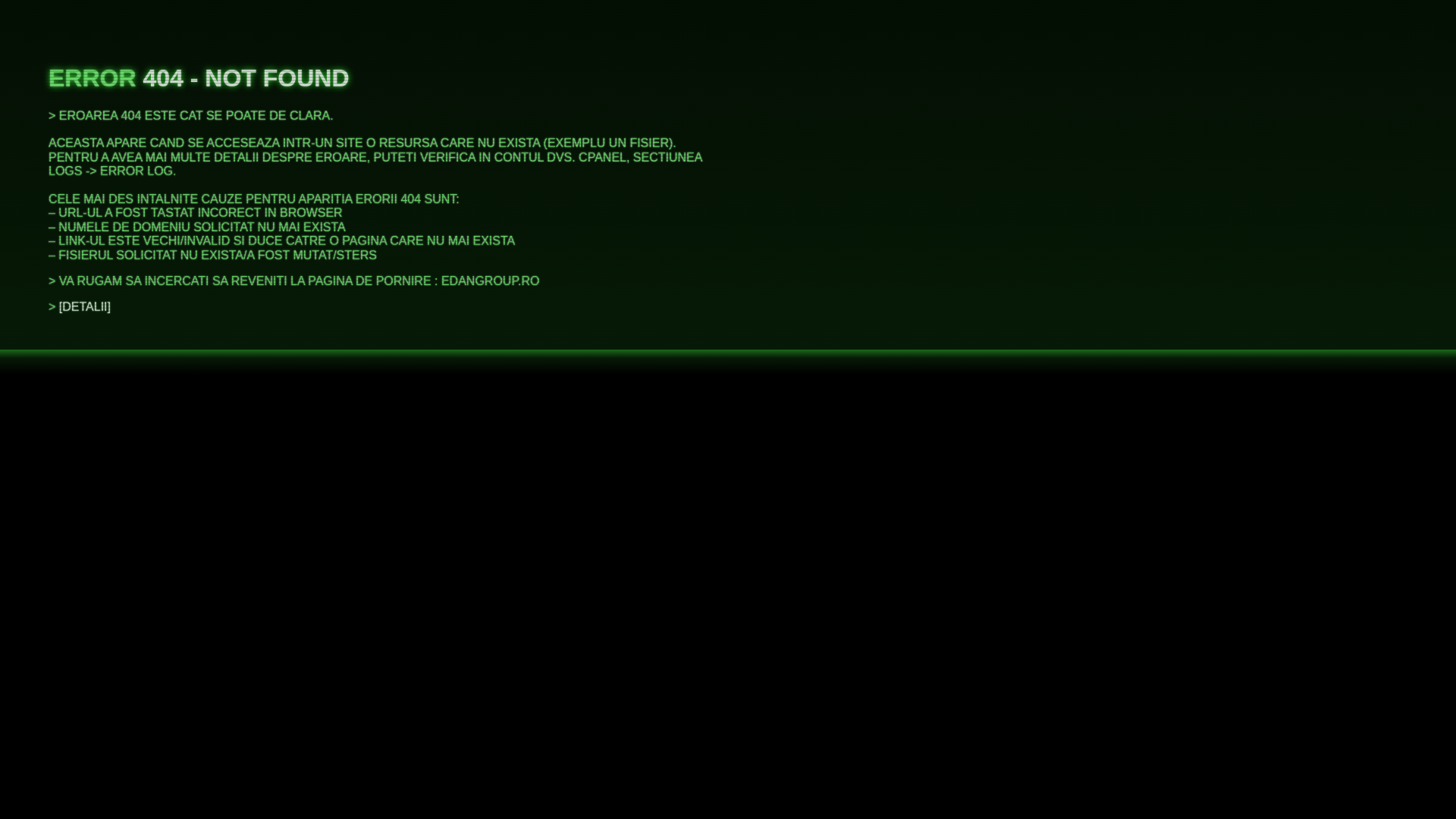 website screenshot of https://edangroup.ro/