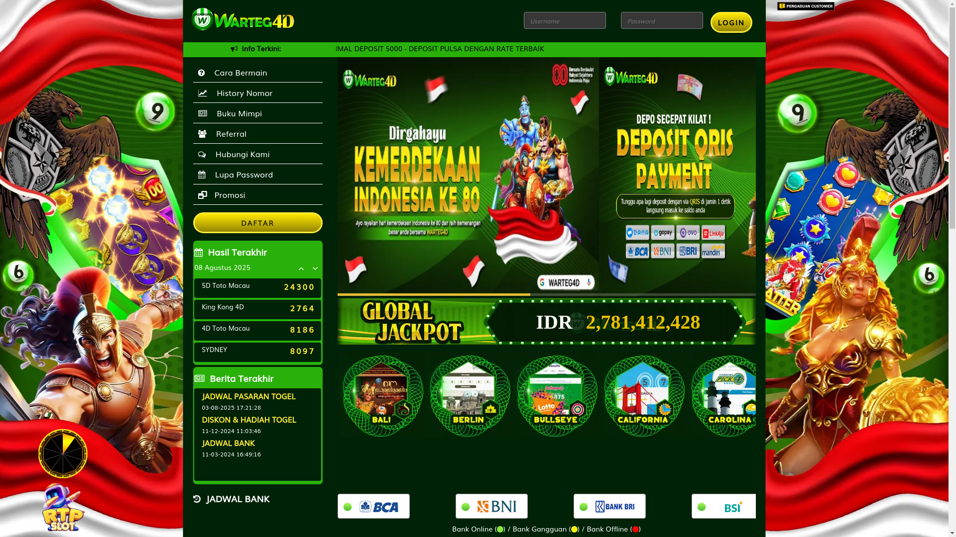 website screenshot of https://warteg4dkilat.com/
