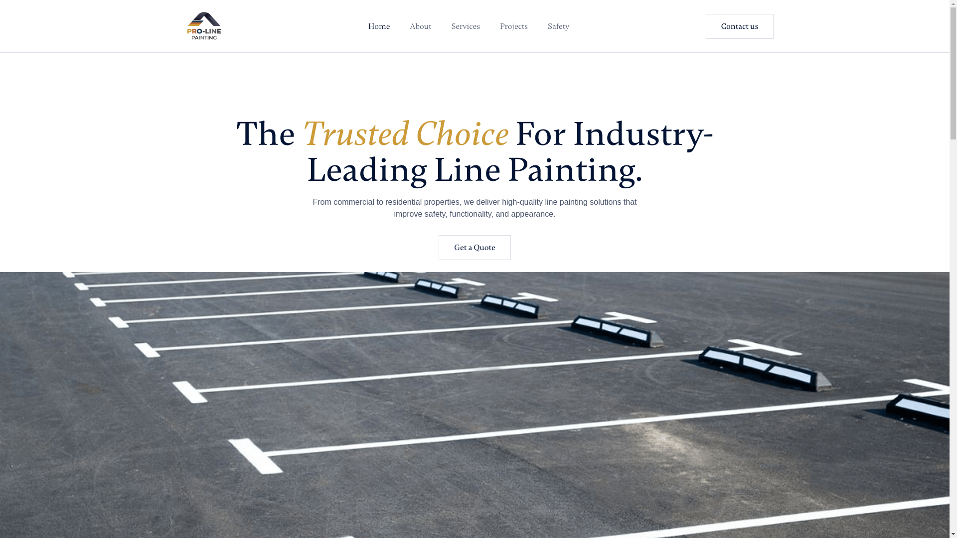 website screenshot of https://getprolinepainting.info/