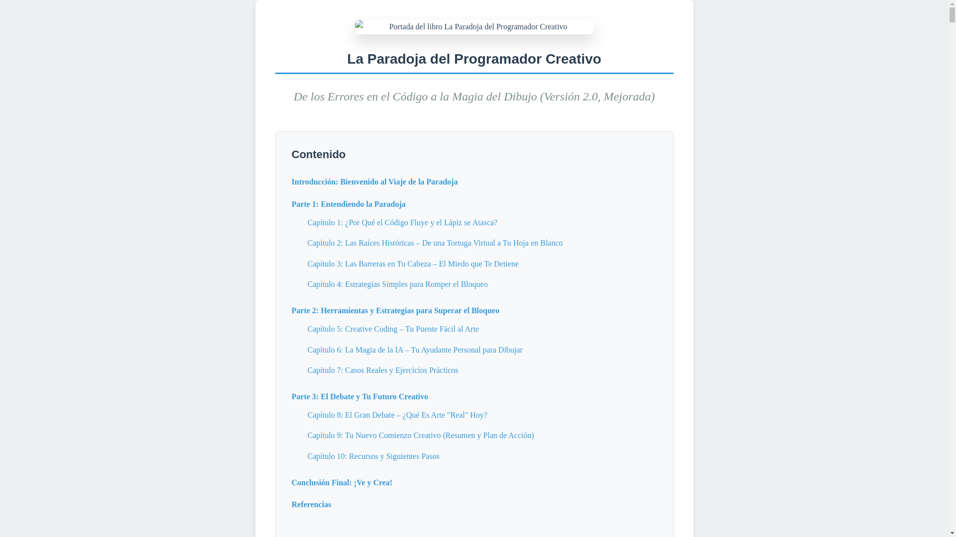 website screenshot of https://programadorcreativo.pages.dev/