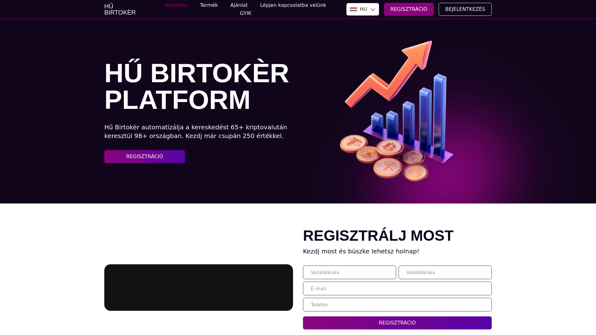 website screenshot of https://hu-birtoker.com/