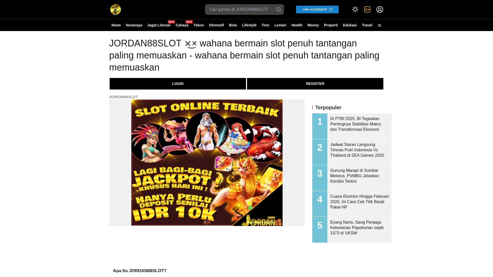 website screenshot of https://jordan88slotamp.pages.dev/