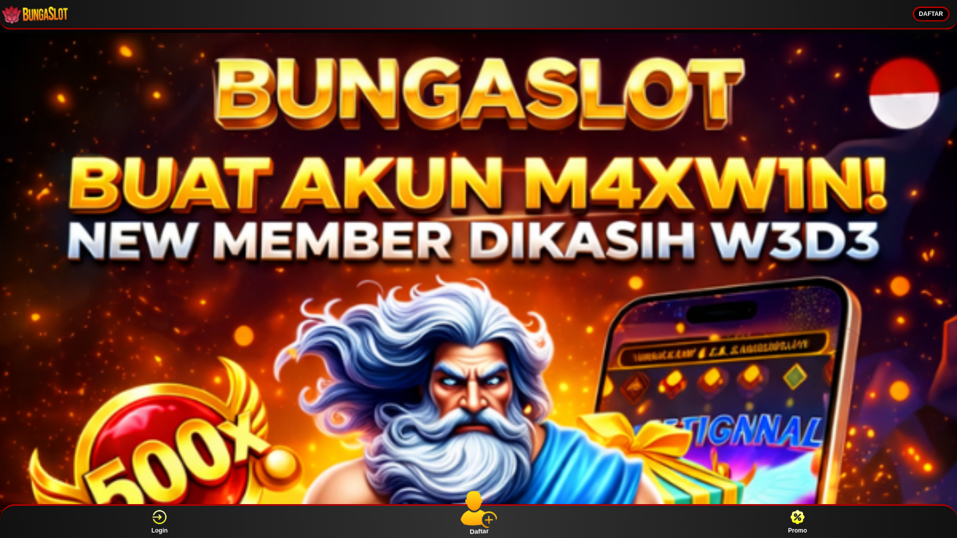 website screenshot of https://bungaslot-wangi.pages.dev/