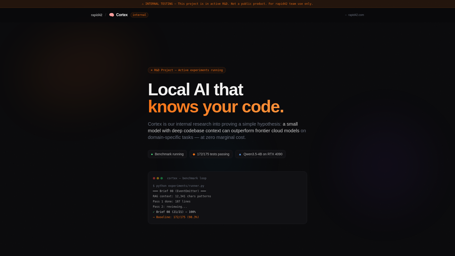 website screenshot of https://cortex-rapid42.pages.dev/