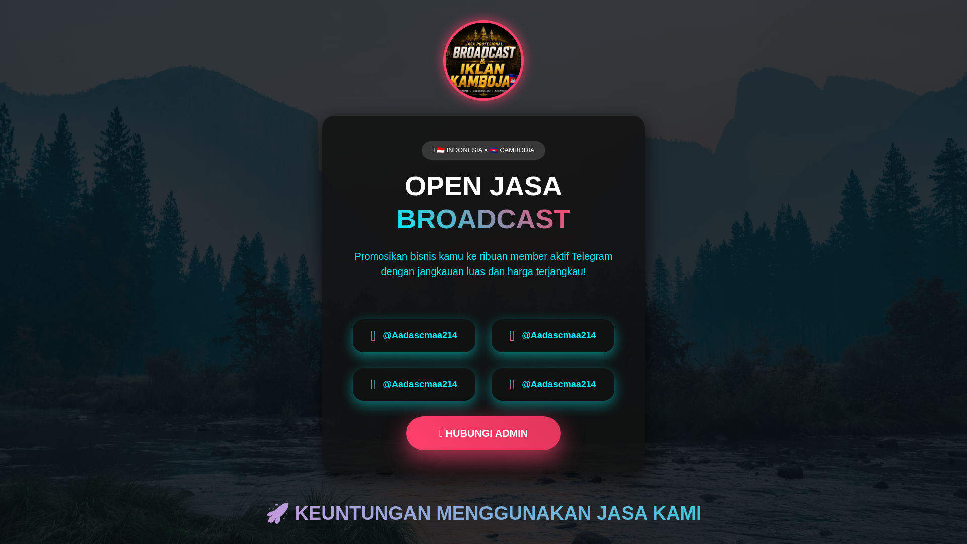 website screenshot of https://jasabroadcast-iklan.pages.dev/