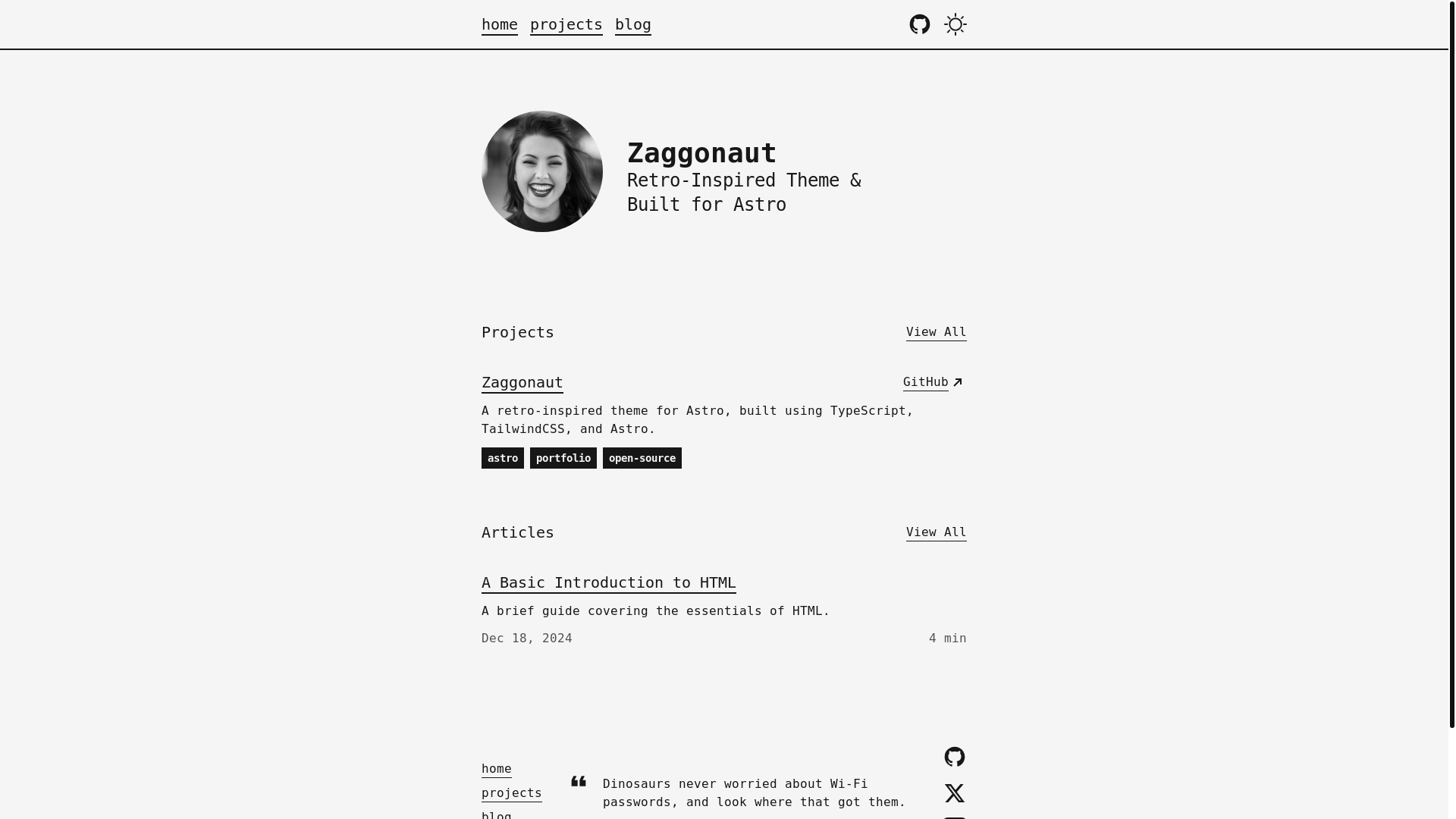 website screenshot of https://swethab.dev/