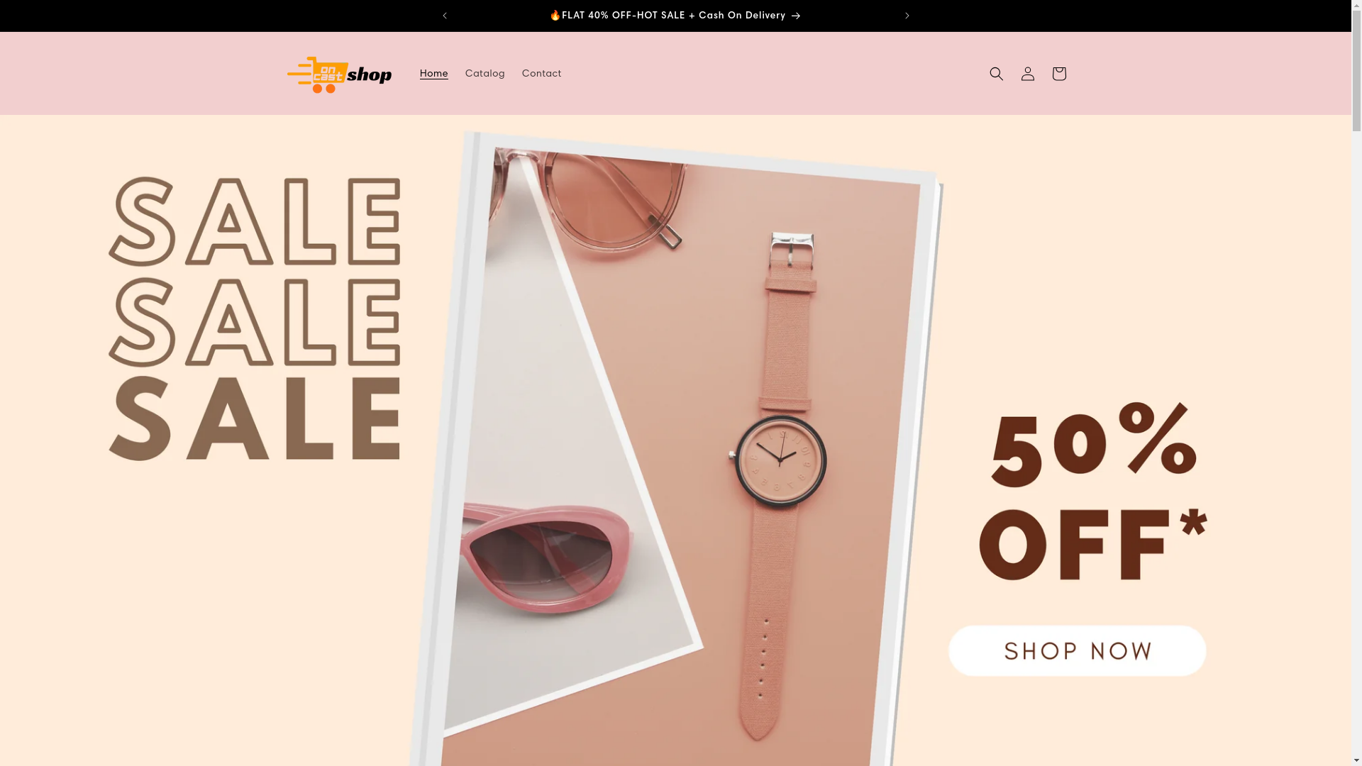 website screenshot of https://oncastshop.store/