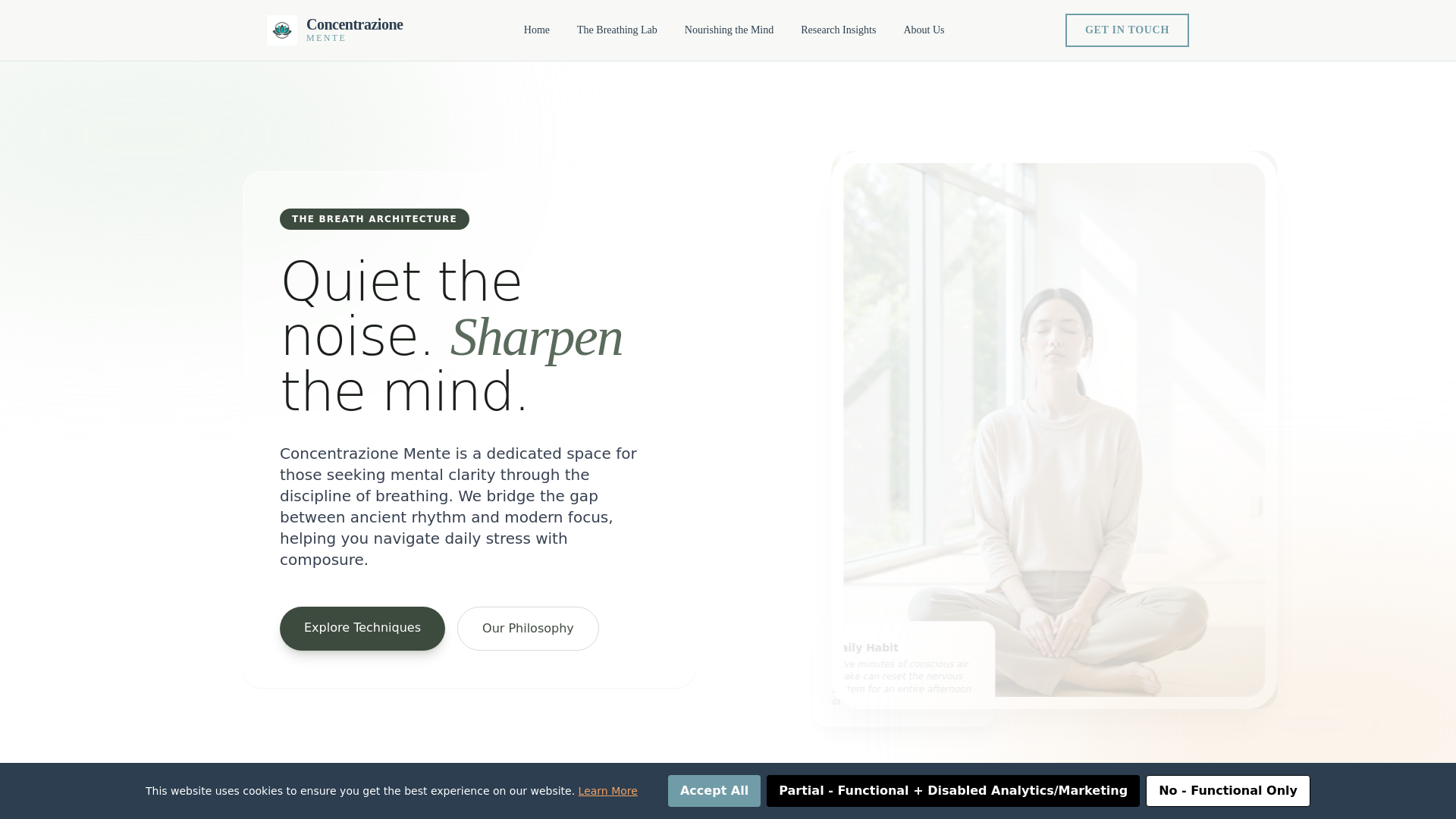 website screenshot of https://concentrazionementecho.info