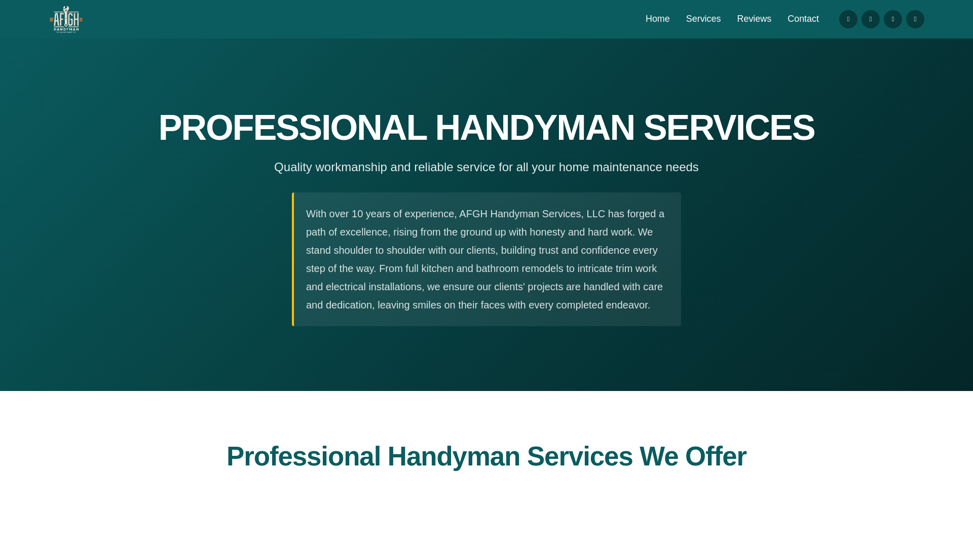 website screenshot of https://afghhandymanservices.pages.dev/