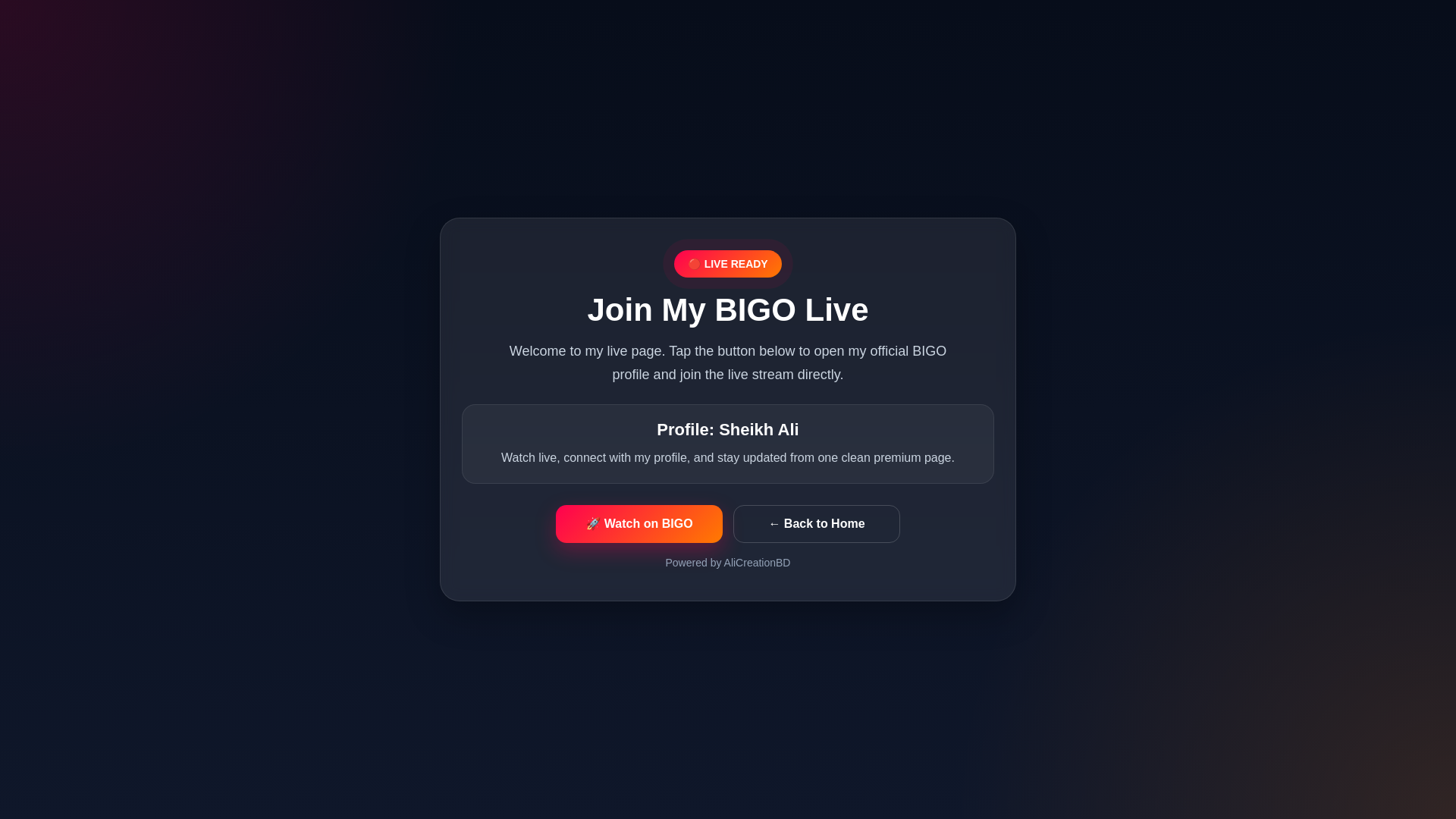 website screenshot of https://alicreationbd.com/