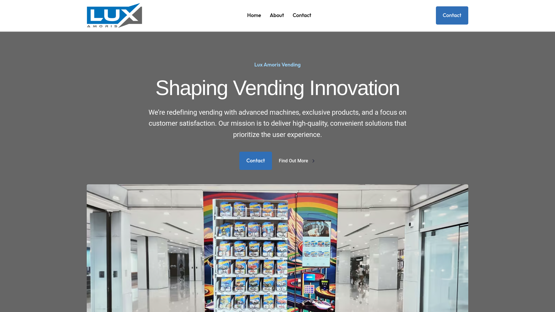 website screenshot of https://lux-amoris.com/