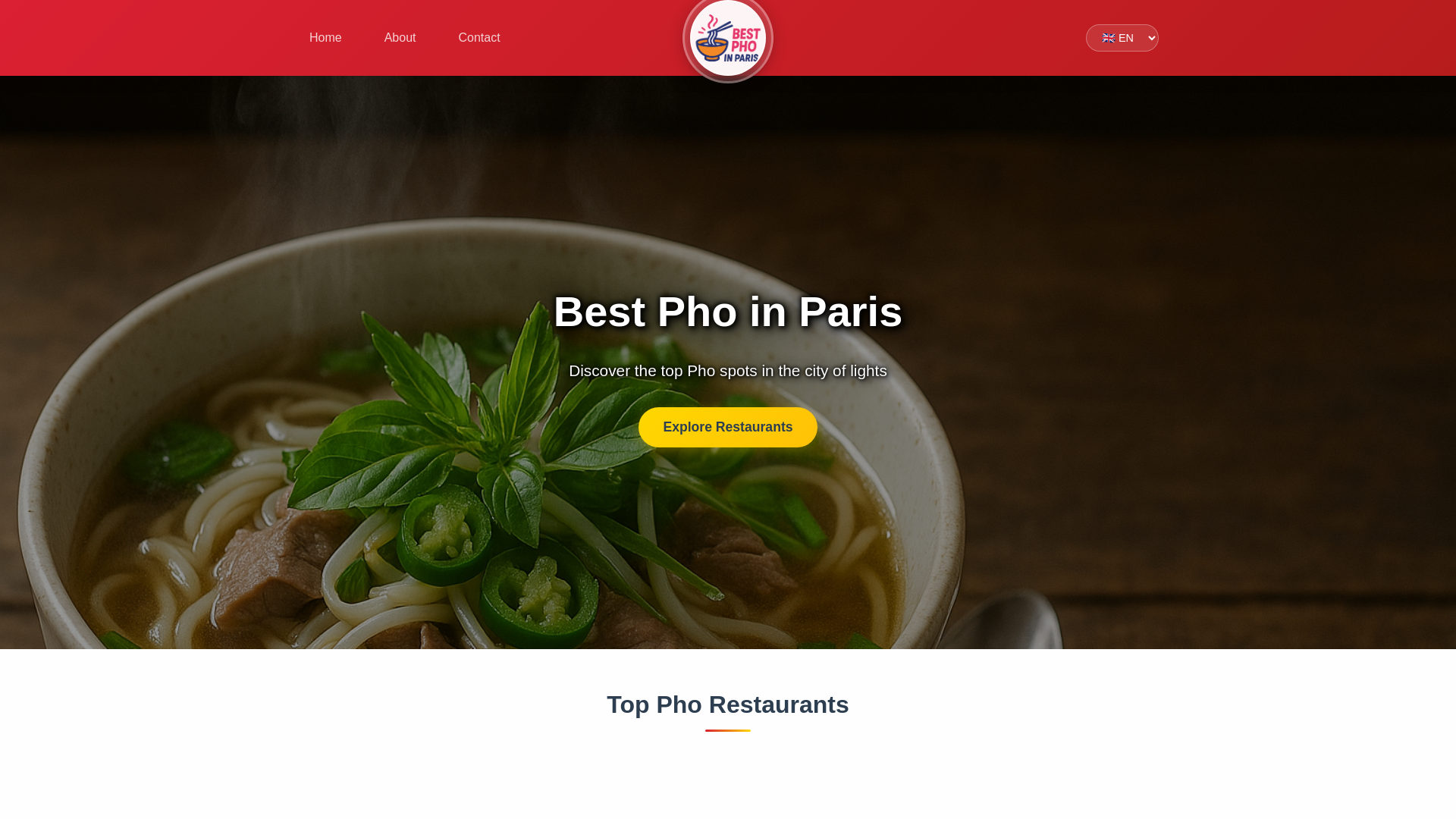 website screenshot of https://bestphoparis.com