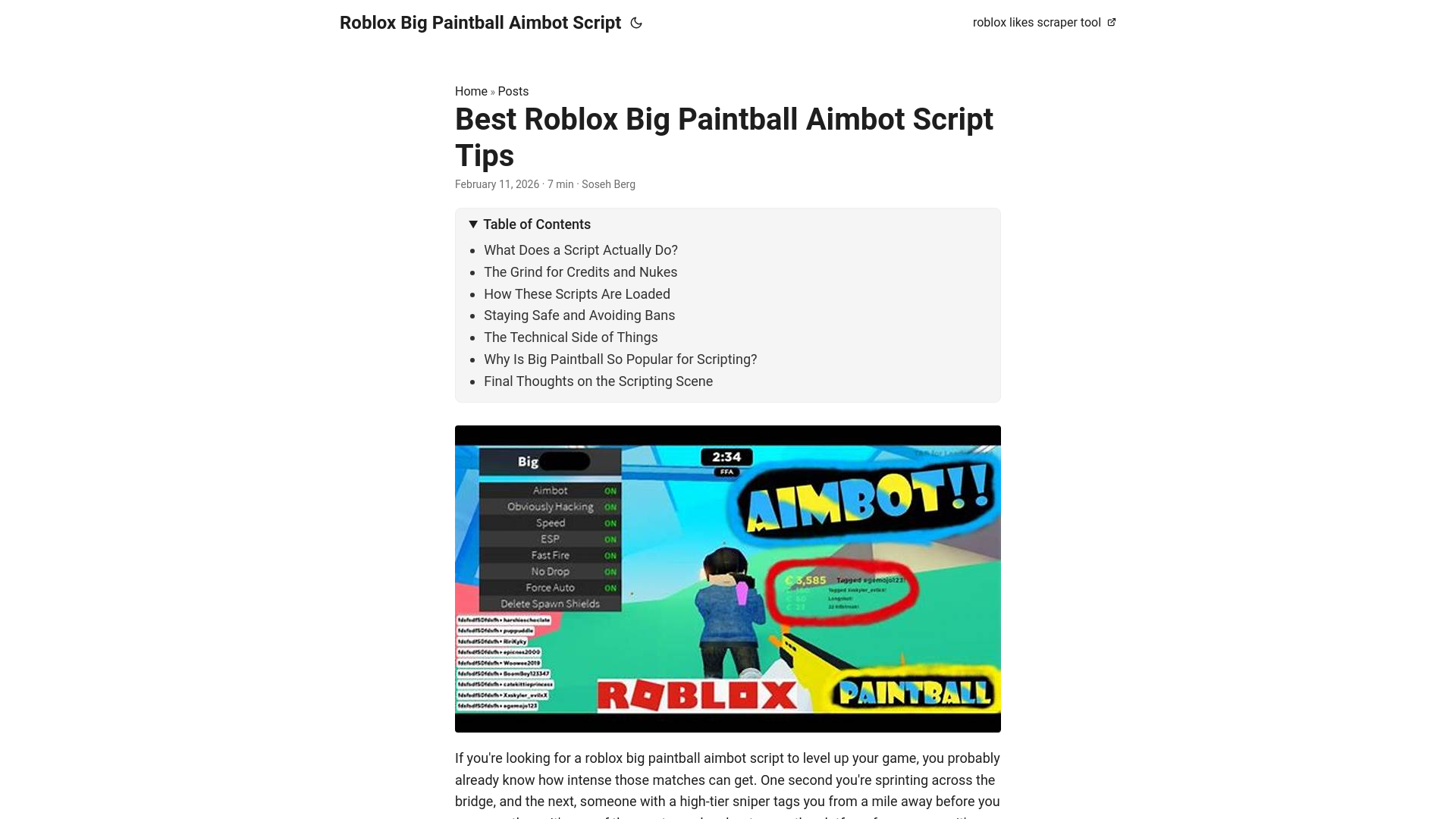 website screenshot of https://roblox-big-paintball-aimbot-script.pages.dev/