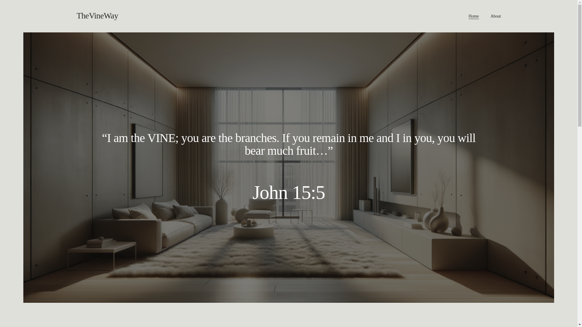 website screenshot of https://thevineway.net/