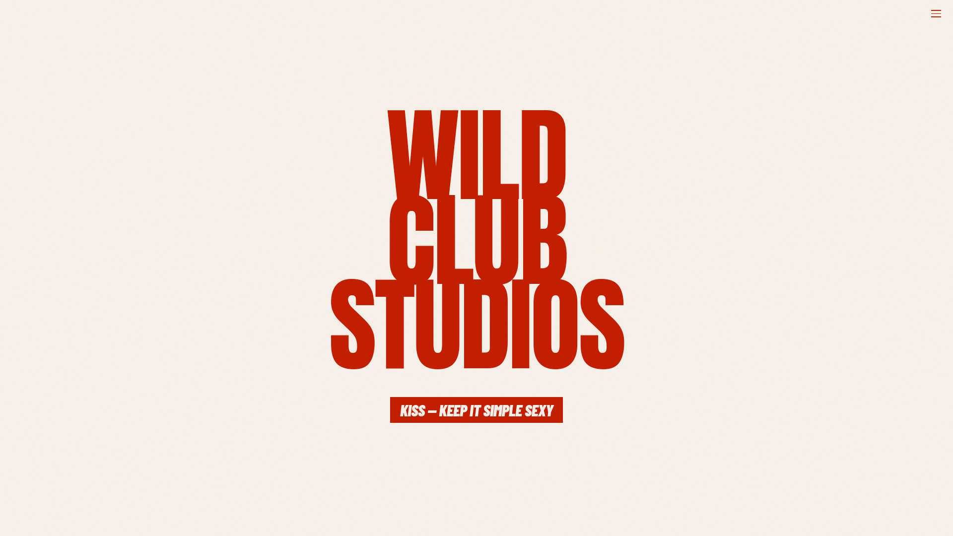 website screenshot of https://wildclubstudios.com/