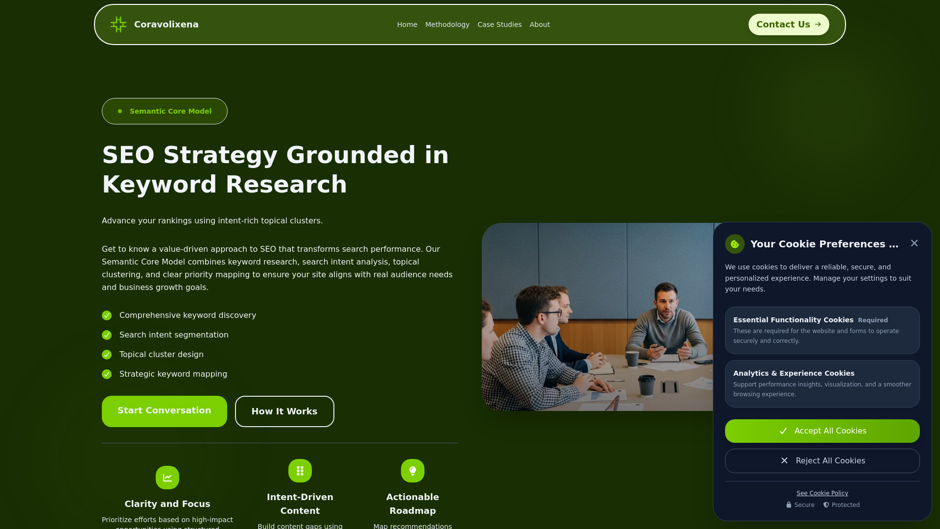website screenshot of https://coravolixena.sbs/