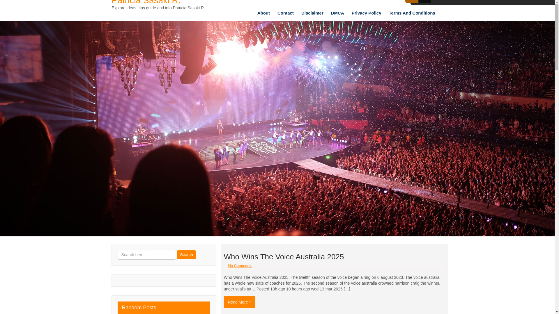 website screenshot of https://patriciasasakir.pages.dev/