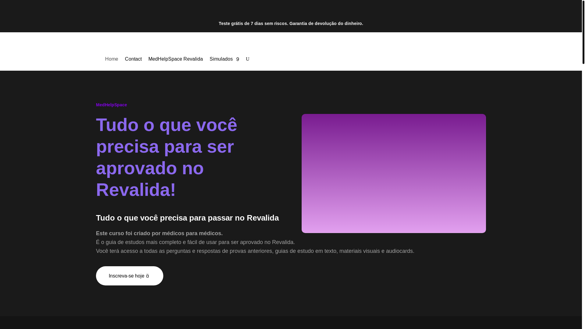 website screenshot of https://medhelpspace.com.br/