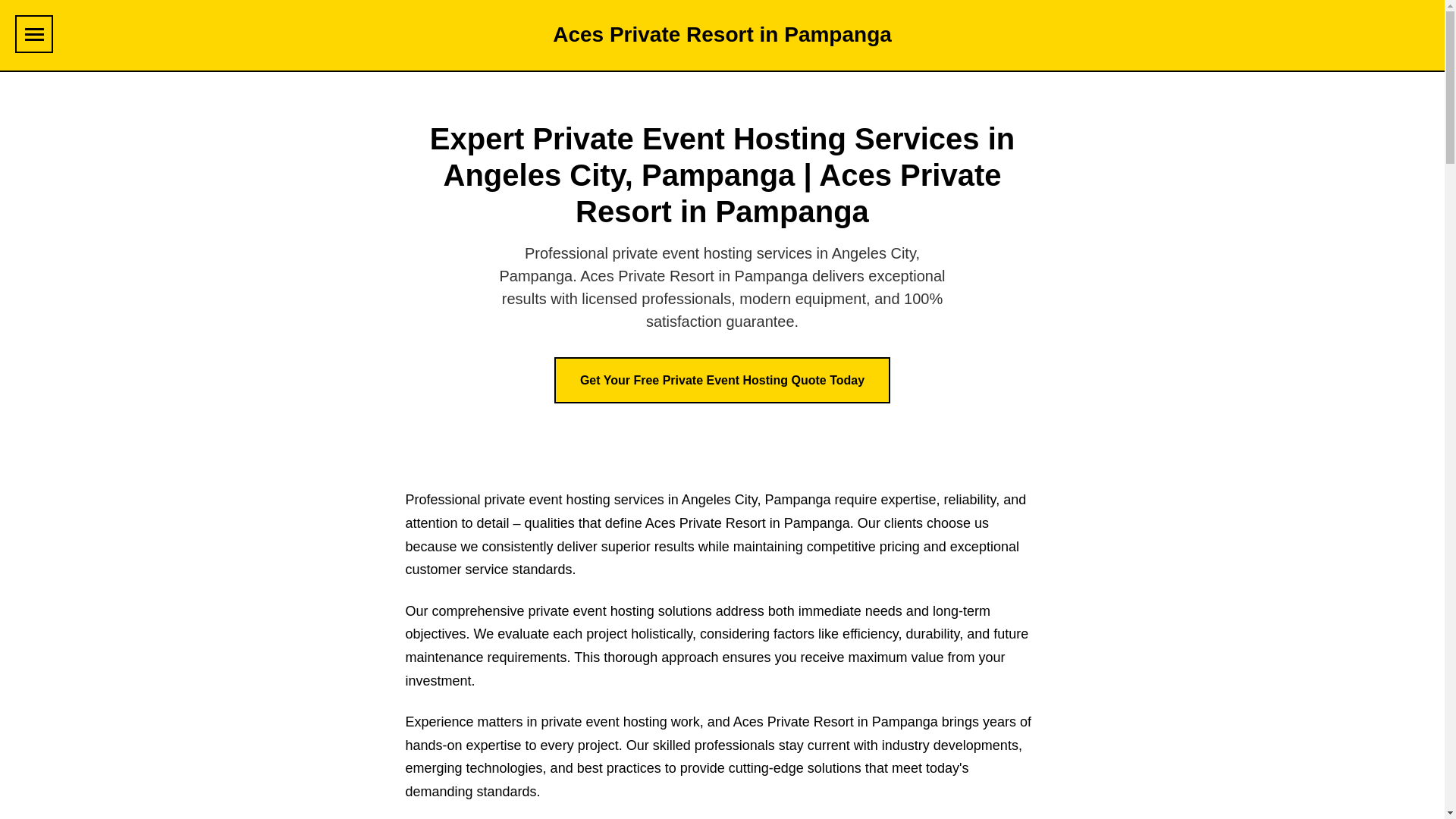 website screenshot of https://aces-private-resort-21f36a75-914516ks.pages.dev/