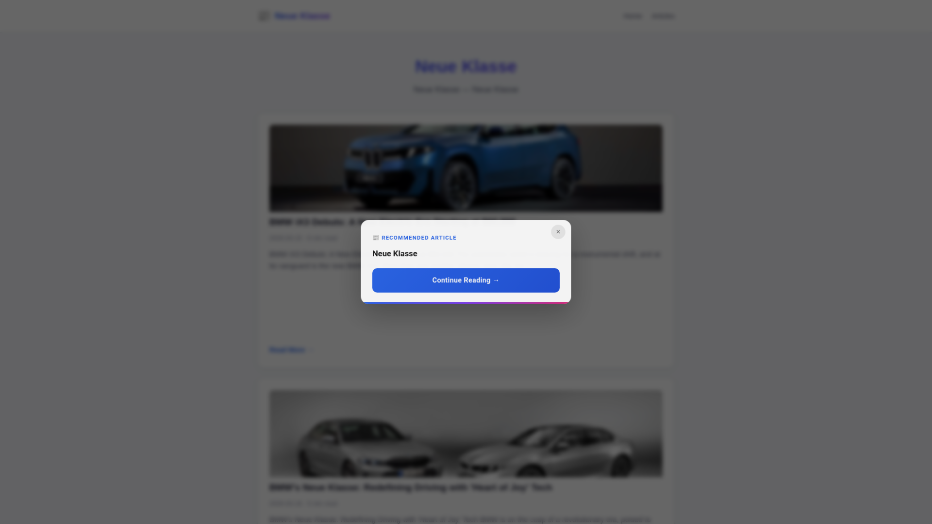 website screenshot of https://neue-klasse.pages.dev/
