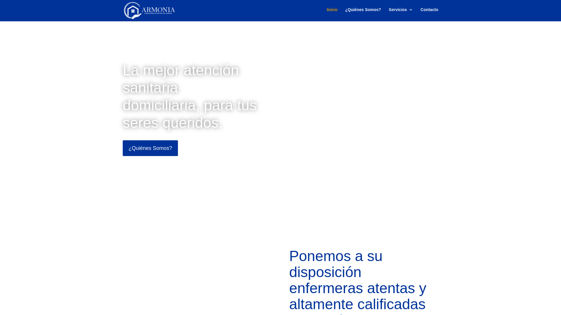 website screenshot of https://armoniajrz.com/