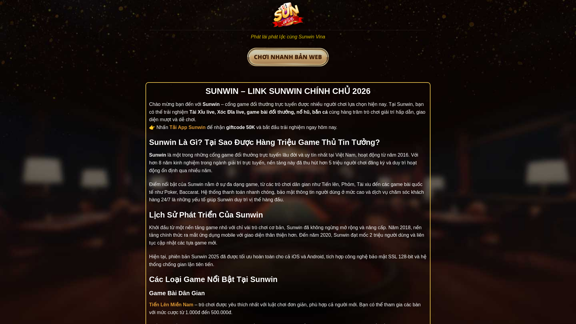 website screenshot of https://sunwinpro.in.net