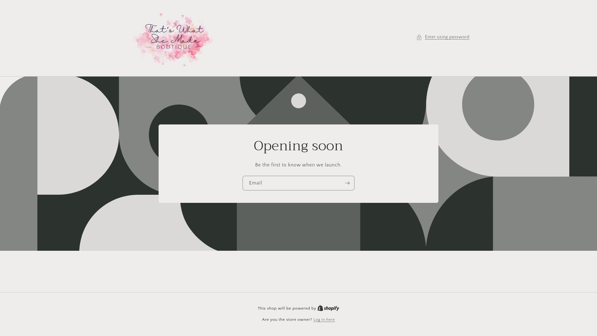 website screenshot of https://thatswhatshemadeboutique.com/