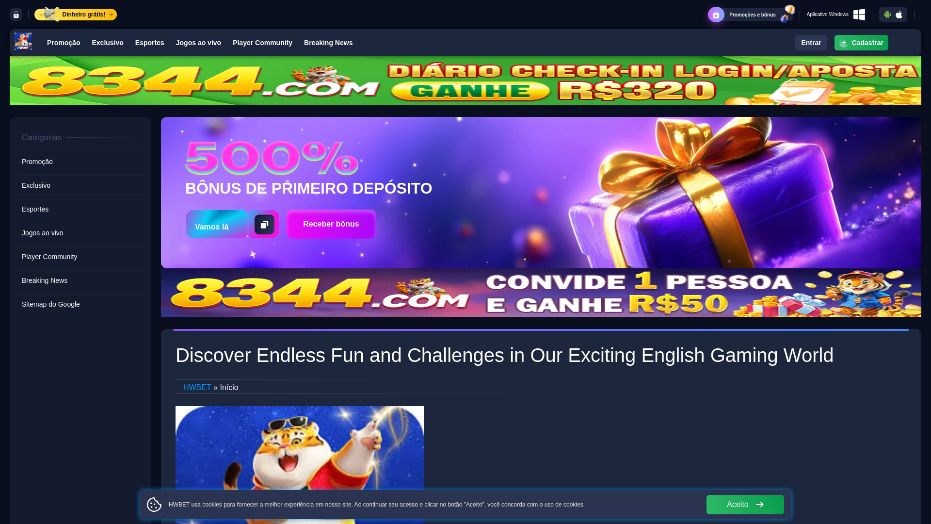 website screenshot of https://hwbetclub.com