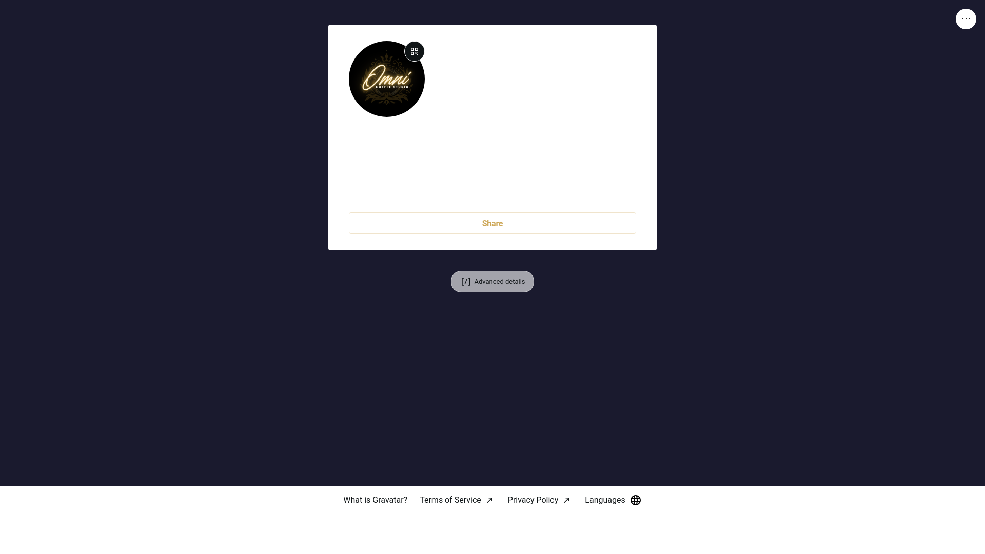 website screenshot of https://omnicoffeestudio.link/
