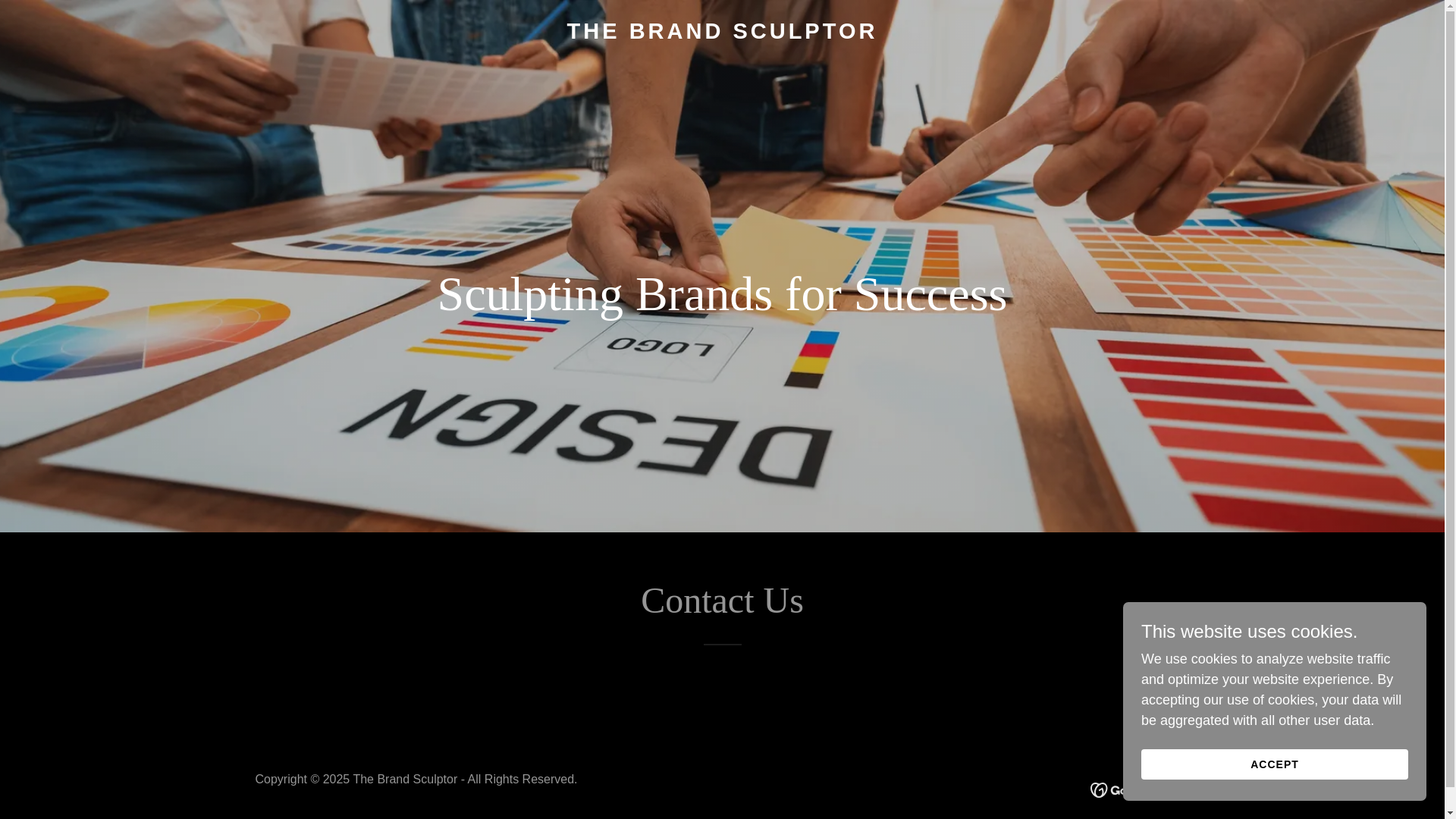 website screenshot of https://thebrandsculptor.in/